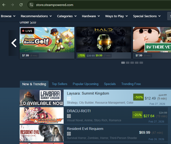 Life Price annotating prices on Steam